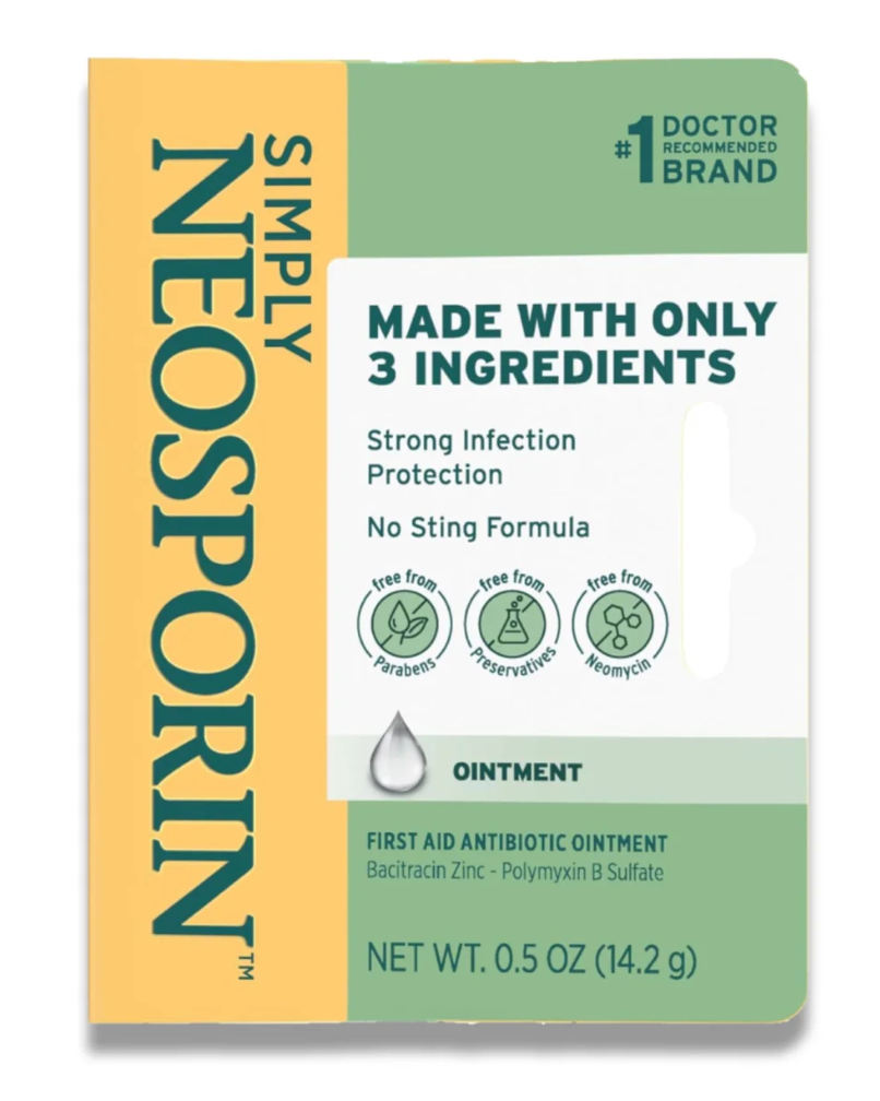 Neosporin Simply First Aid Antibiotic Ointment & Wound Care Treatment - 0.5 oz