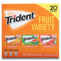 Trident Fruit Variety Pack Sugar-Free Gum (14 Per Pack, 20 Pack)