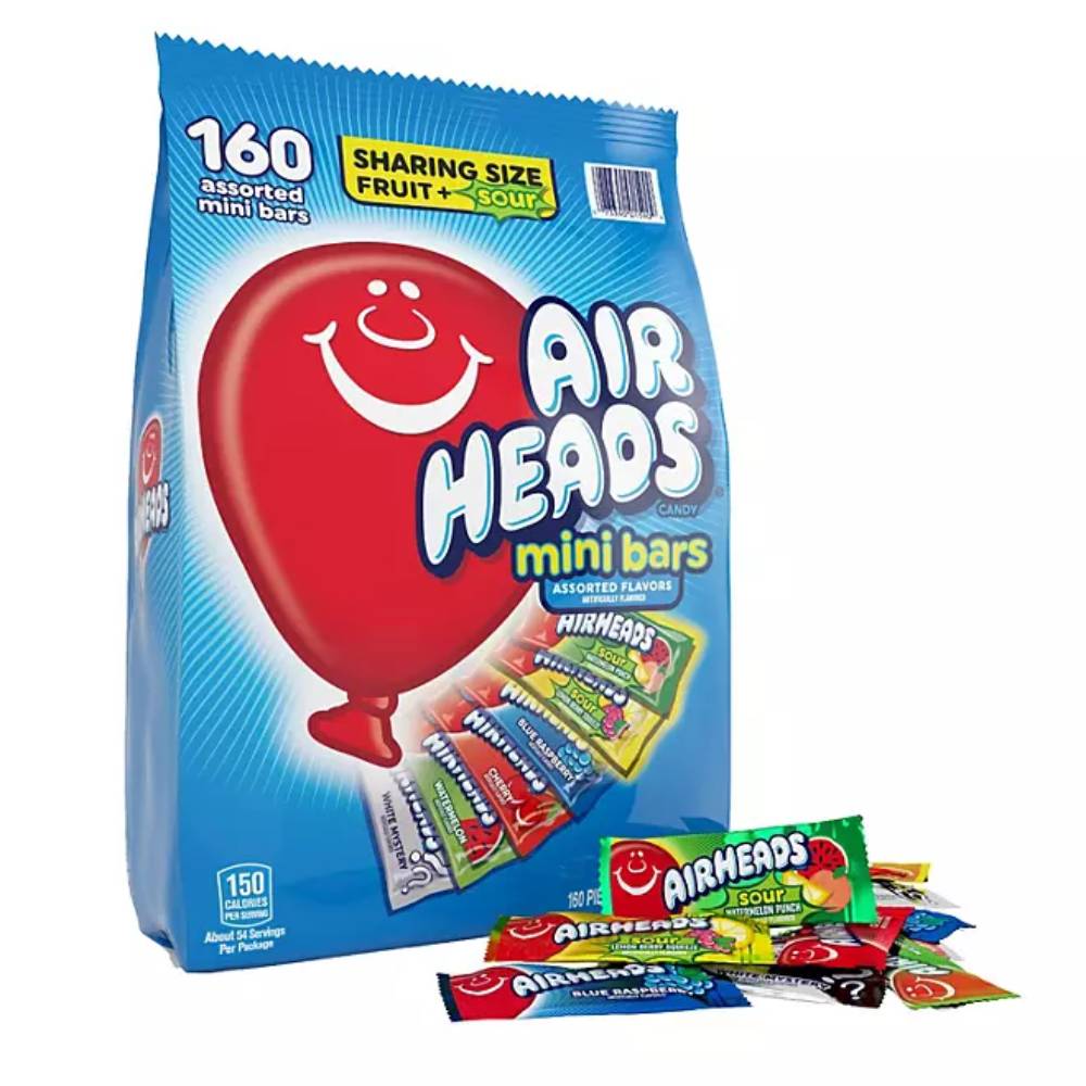 Airheads Mini Candy Bars Variety Pack – 160 Count