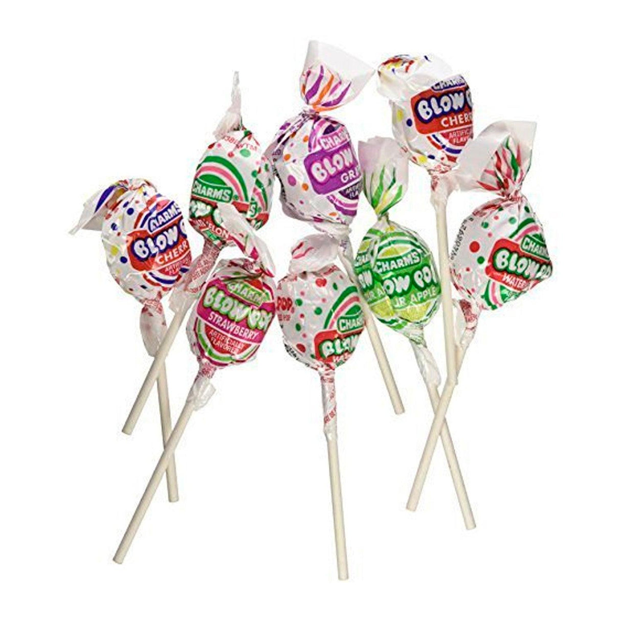 Charms Blow Pop Variety Pack - Assorted Flavors, 100 Count Bulk Lollipops