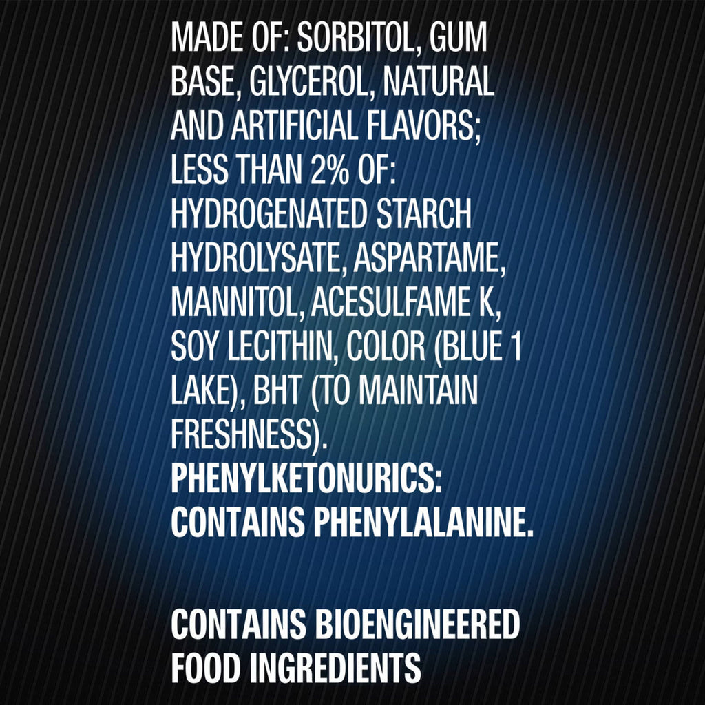 5 Gum Peppermint Cobalt Sugar Free Chewing Gum, 15 Sticks Per Pack, 10 Pack