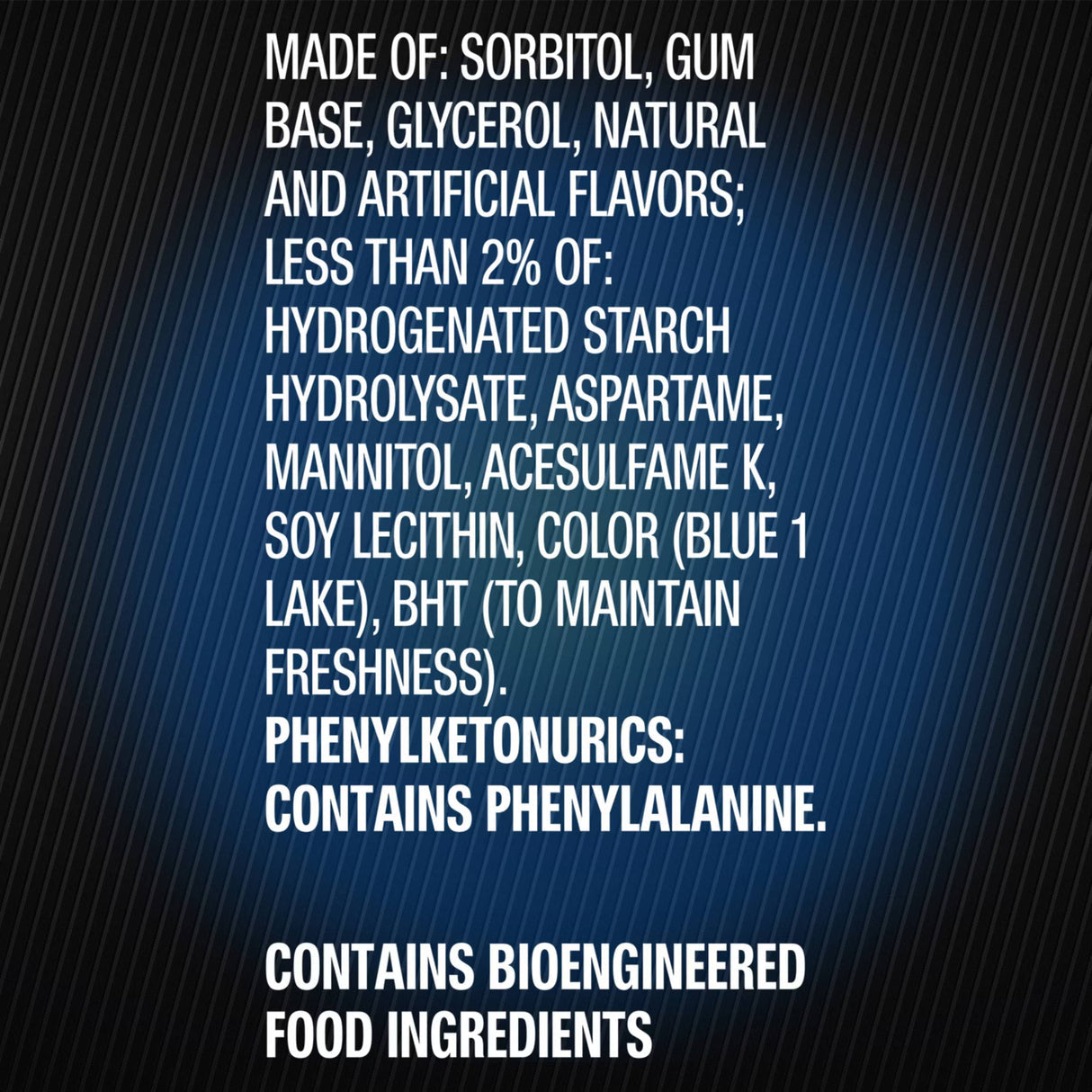 5 Gum Peppermint Cobalt Sugar Free Chewing Gum, 15 Sticks Per Pack, 10 Pack