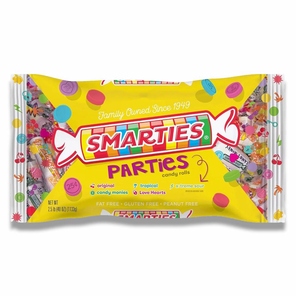 Smarties Candy Rolls 2.5 lb Party Bag